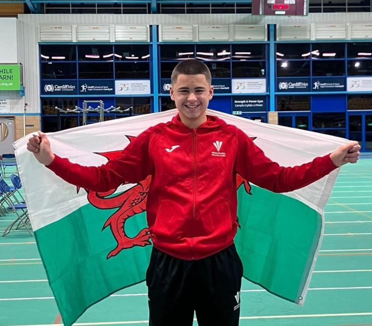 Harvey Thomas - proud to represent Wales